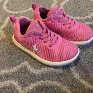 Pink Toddler Girls Polo Ralph Lauren Shoes
